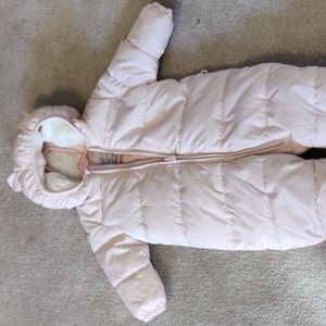 Baby Gap Pink Snowsuit 0-3 Months